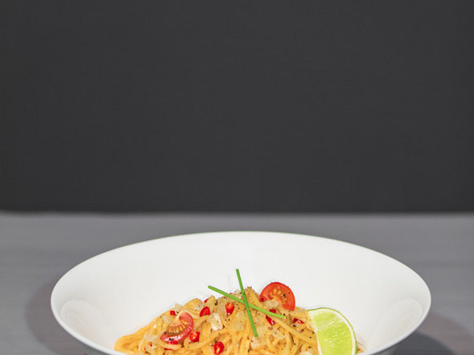Spaghetti mit Chili-Limettensauce von Bendermann| Chefkoch