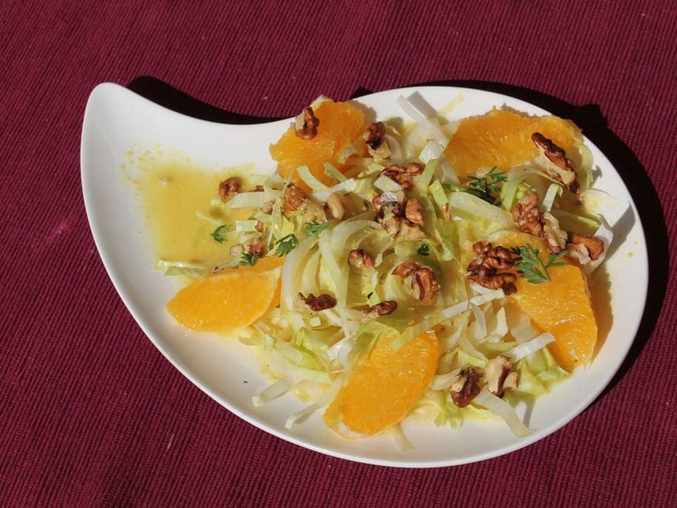 Chicoree Orangen Salat von koch-kinoDE | Chefkoch