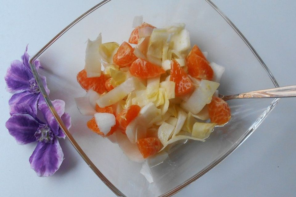 Chicoree Orangen Salat