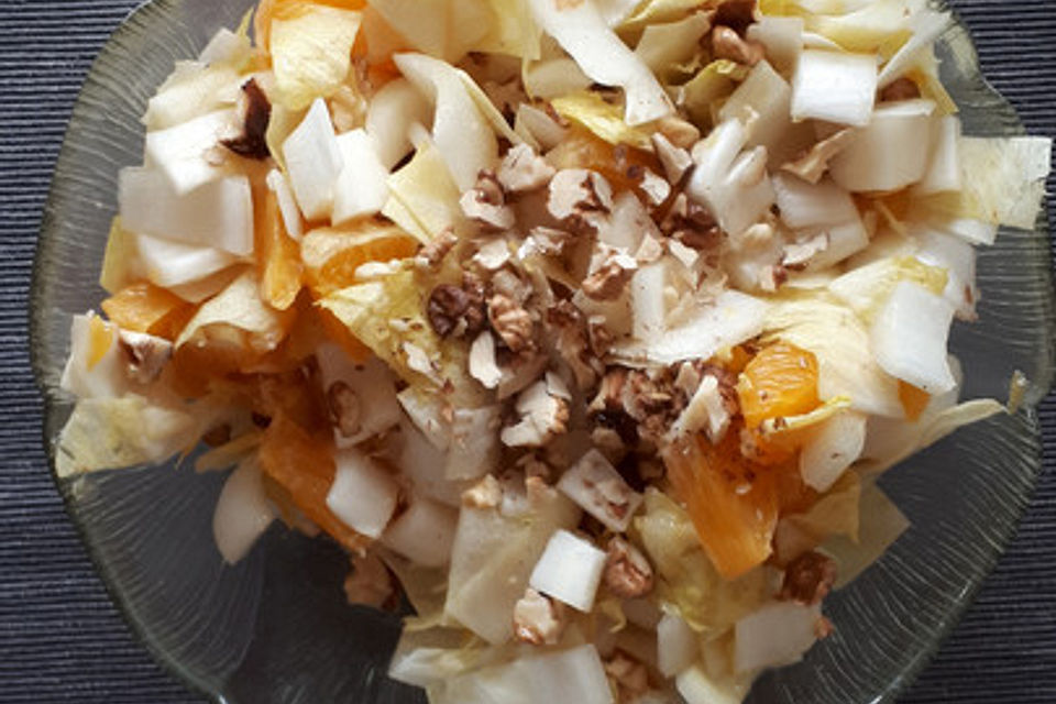 Chicoree Orangen Salat