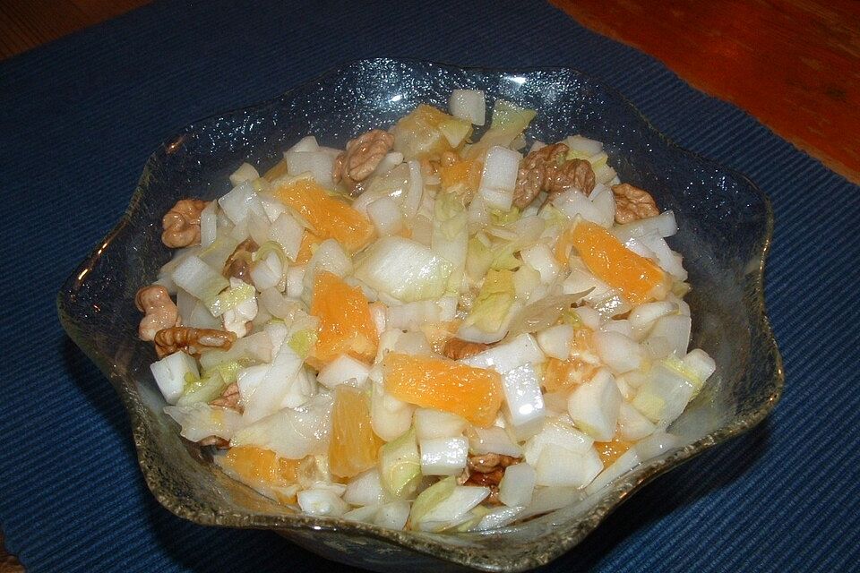 Chicoree Orangen Salat