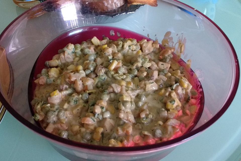 Brathähnchen-Salat