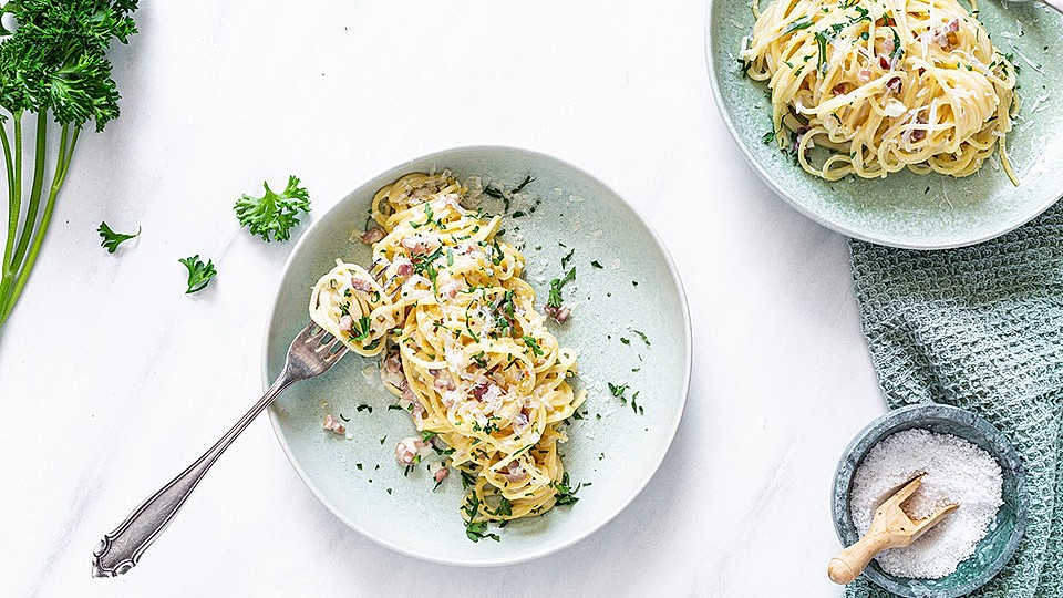 Spaghetti In Schinken Sahne Sosse Von Chrisssi87 Chefkoch