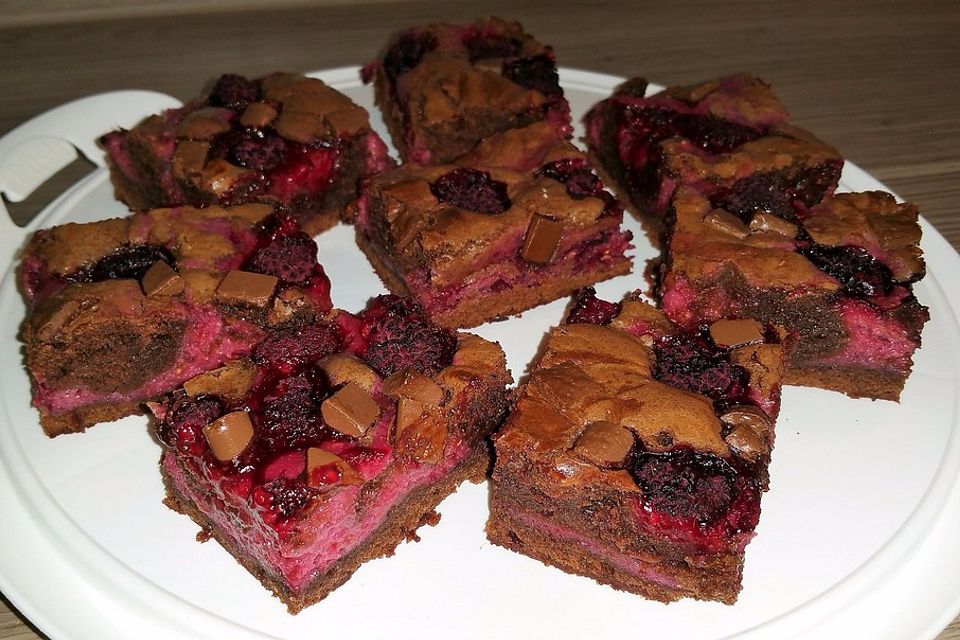 Himbeer-Brownies