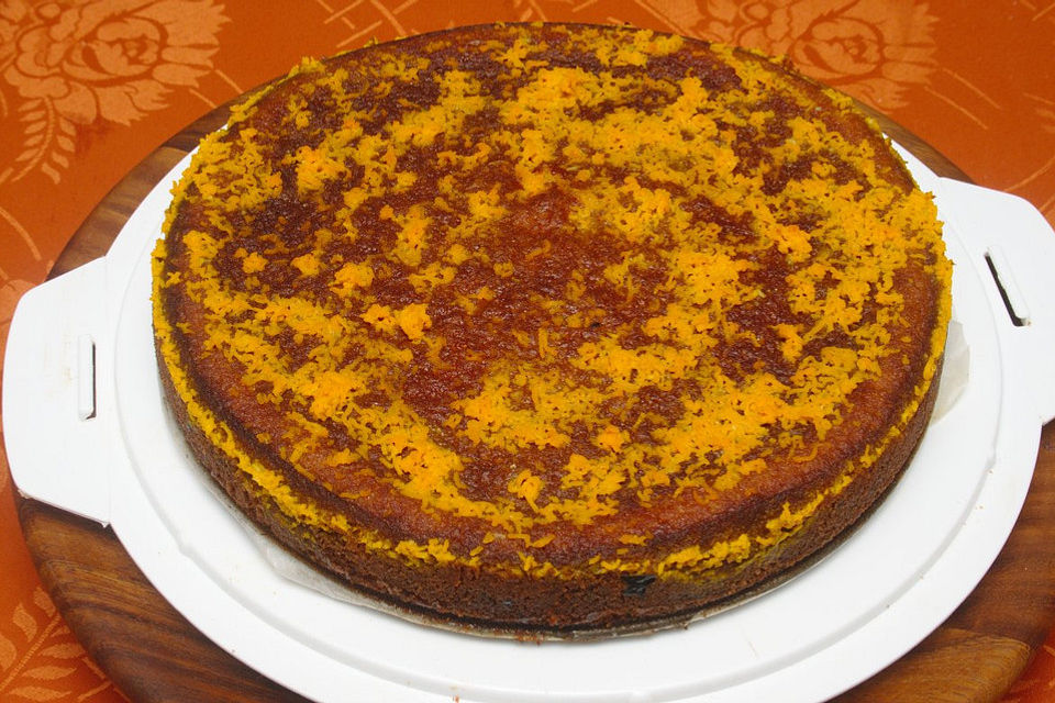 Getränkter Orangenkuchen