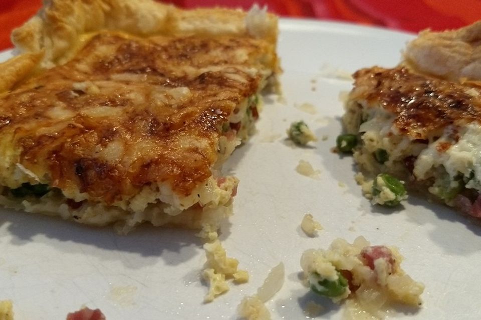 Quiche Lorraine mit Blätterteig