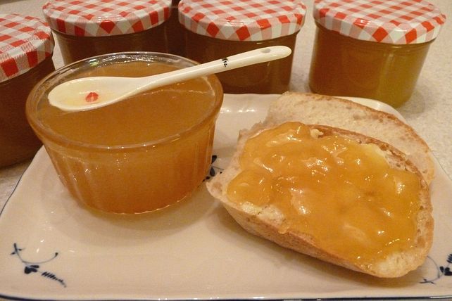 Rhabarber-Mango-Orangen-Konfitüre von knoedelmaus| Chefkoch