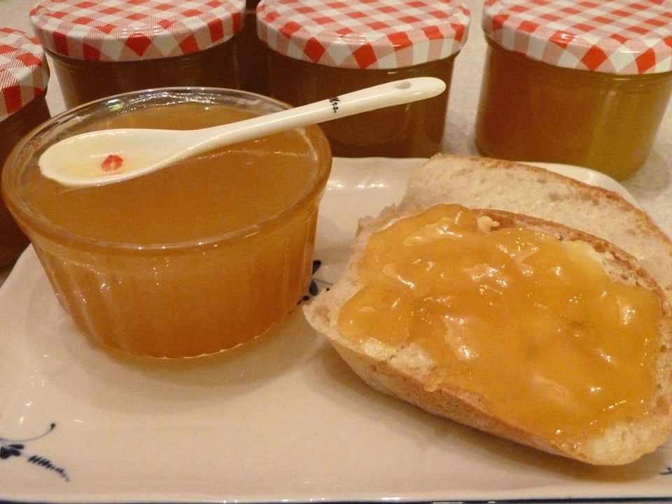 Rhabarber-Mango-Orangen-Konfitüre von knoedelmaus| Chefkoch