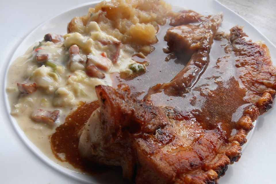 Raffinierter Schweinekrustenbraten