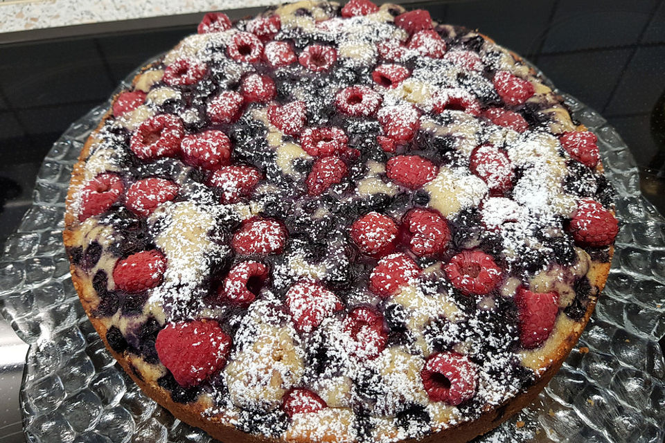 Joghurt Frucht Blechkuchen