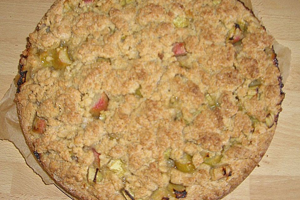 Schneller Rhabarber - Streuselkuchen