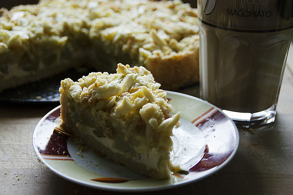 Schneller Rhabarber - Streuselkuchen