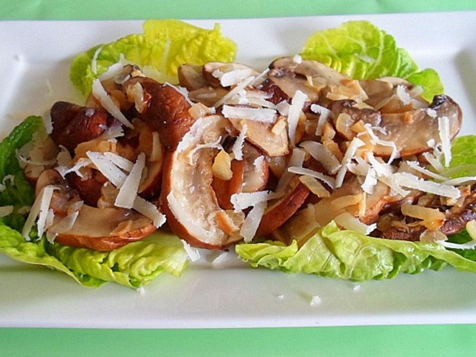 Gebratene Champignons auf Sellerie von merlin1285| Chefkoch