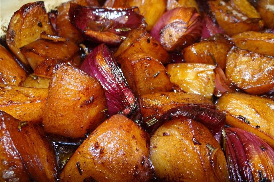 Gebackene Balsamico-Kartoffeln