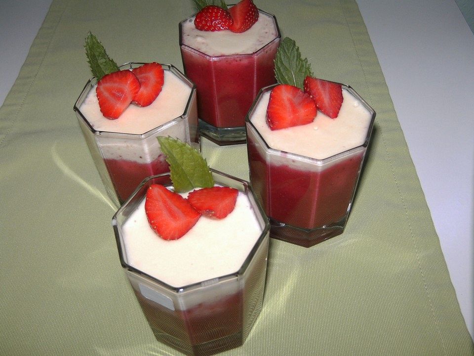 Erdbeeren mit weißer Schokoladenmousse von Anaid55| Chefkoch