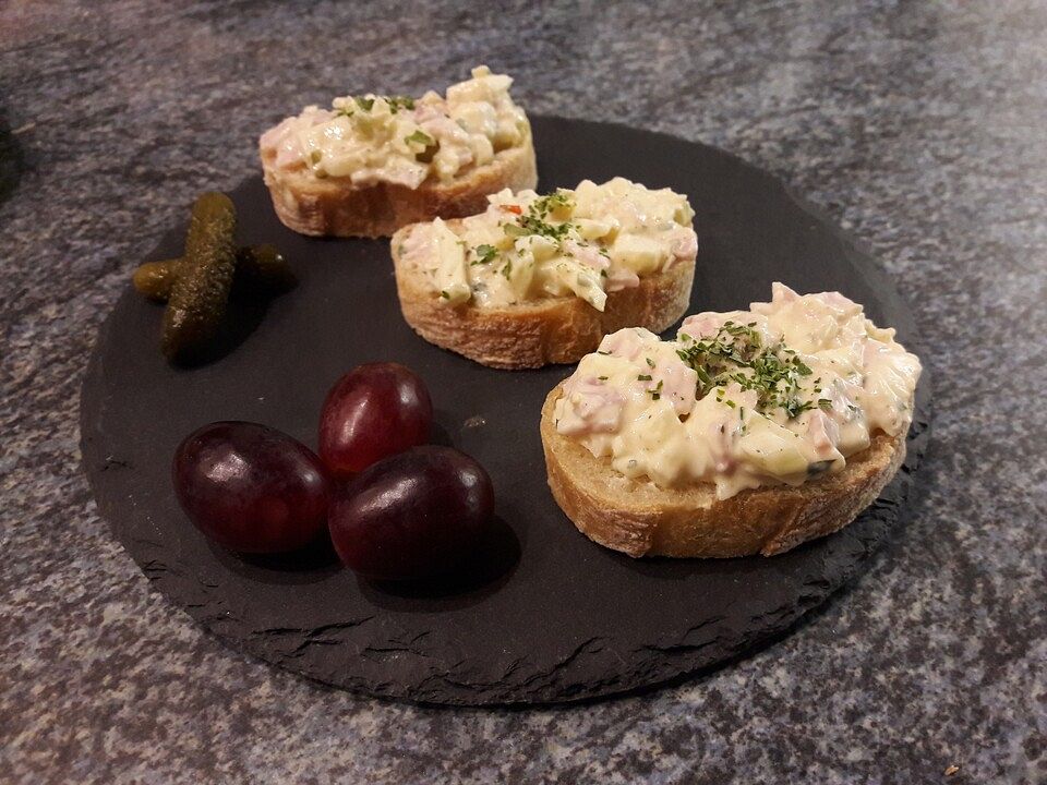 Frischkäse-Schinken-Eier-Aufstrich von Knaddeldaddel| Chefkoch Frischkäse-Schinken-Eier-Aufstrich von Knaddeldaddel| Chefkoch