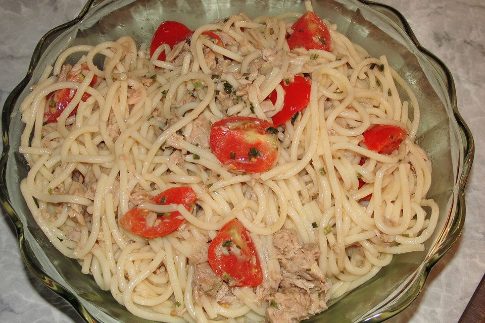 Spaghetti-Thunfisch-Salat