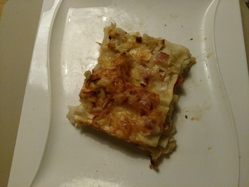 Spitzkohl-Lasagne von donjohn84| Chefkoch