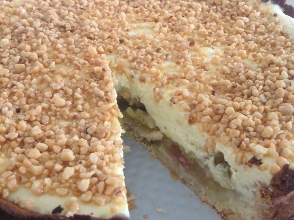 Rhabarberkuchen mit Vanille-Sahne-Creme nach Mama Claudia von FroNatur ...