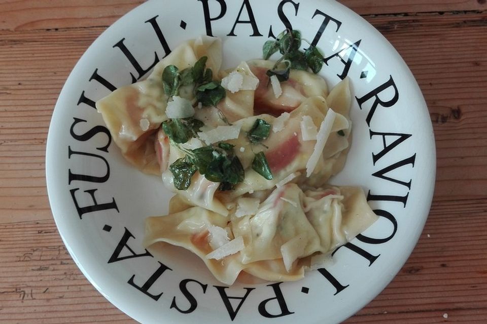 Blitzschnelle Wonton-Kürbis-Ravioli