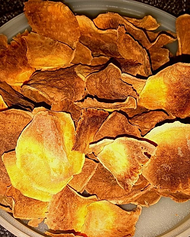 Fettfreie Süßkartoffel-Chips