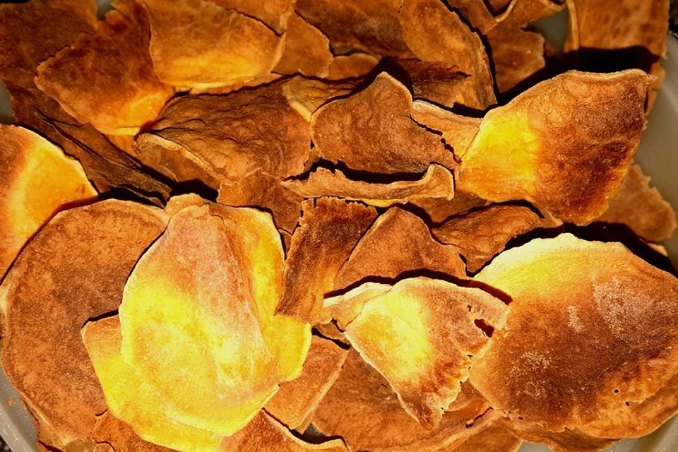 Fettfreie Süßkartoffel-Chips