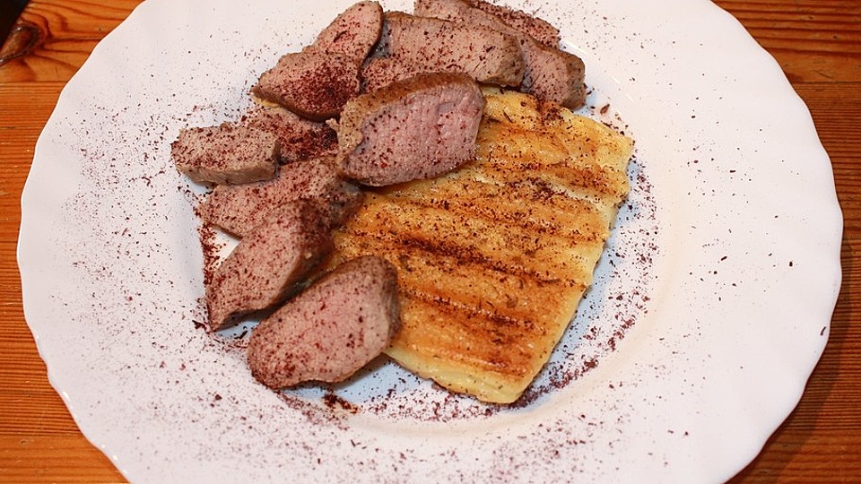 Lammlachse Auf Halloumi Mit Sumach Von Klaumix Chefkoch
