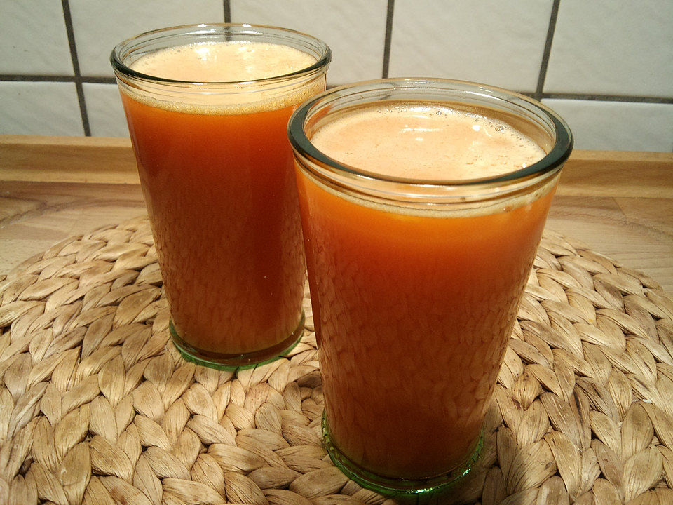 Ananas-Orangen-Möhren-Saft von gloryous| Chefkoch