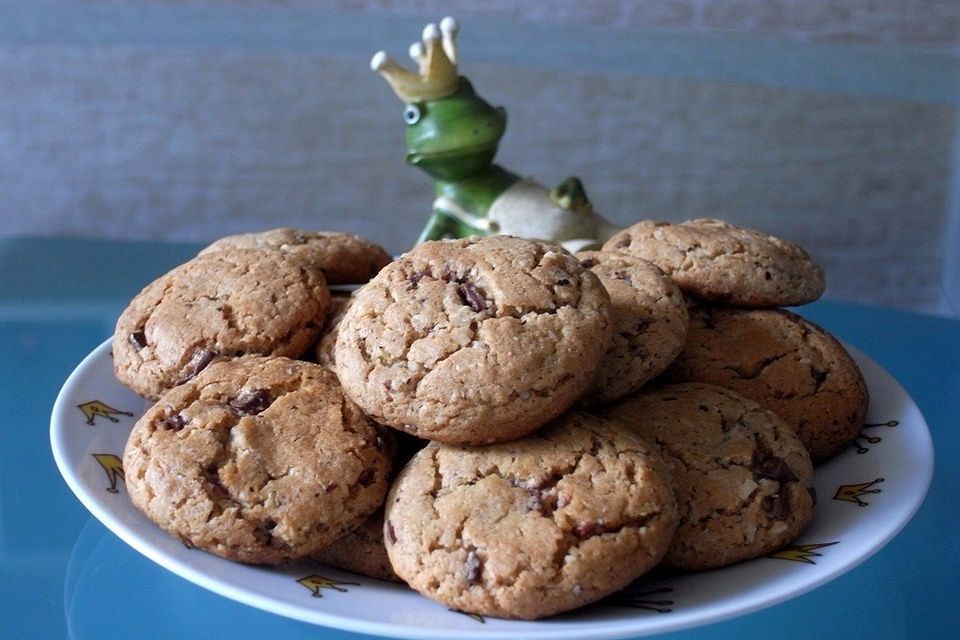 Urmelis Nuss-Kokos-Mandel Cookies mit Schoki