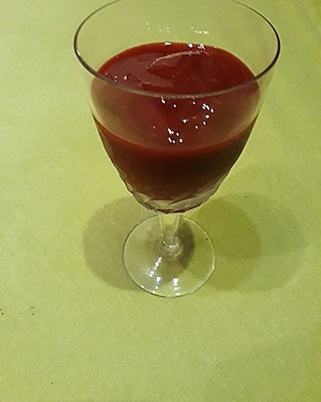 Roter Wein-Slushie