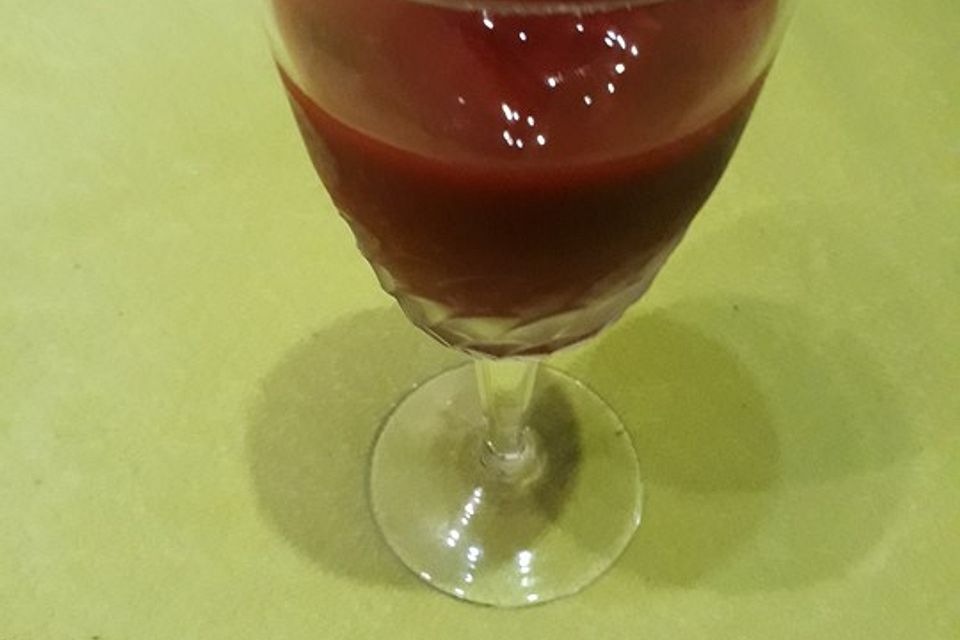 Roter Wein-Slushie