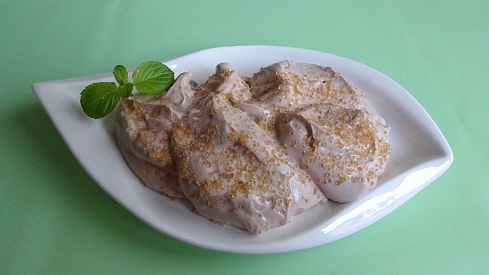 Proteinreiches Cappuccino Dessert Von Ana Banana Chefkoch 