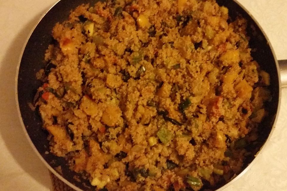 Paprika-Bulgur-Pfanne