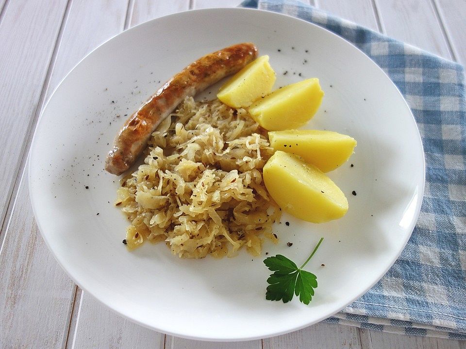 Nürnberger mit Sauerkraut von kahlmichael2003 | Chefkoch