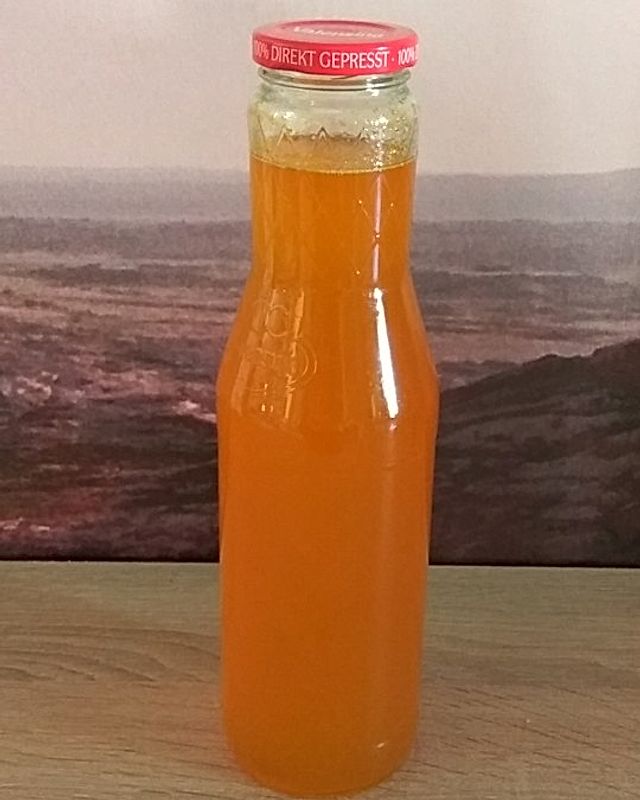 Orangen-Holunderblüten-Sirup