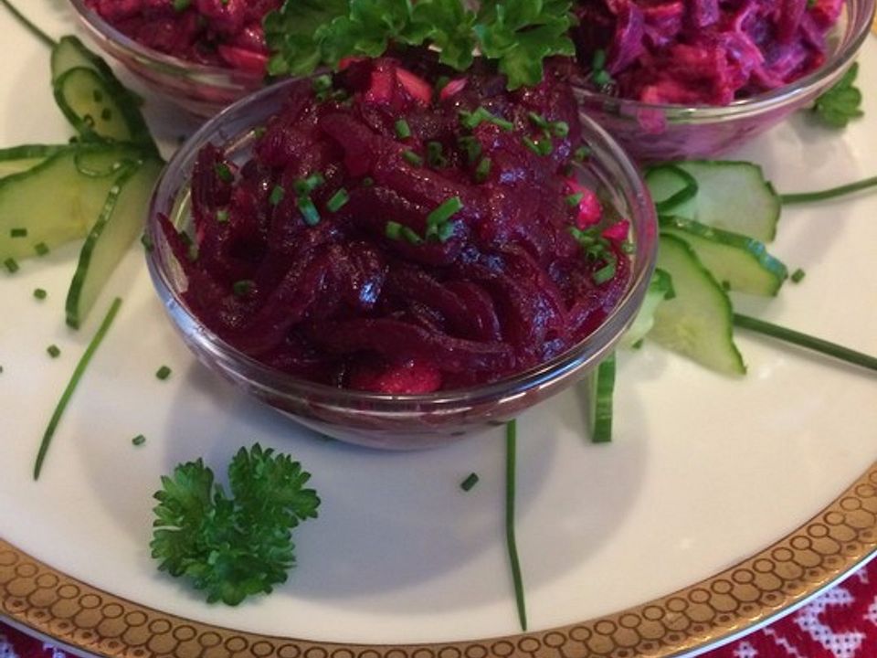 Ukrainischer Rote-Bete Salat in 3 Variationen von Bentson| Chefkoch