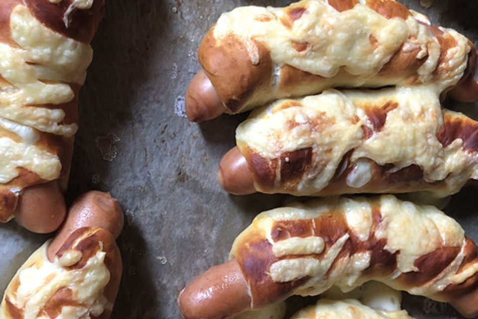 Cheese Pretzel Dogs