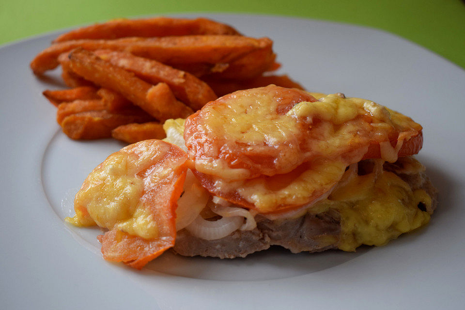 Überbackene Schnitzel auf französische Art