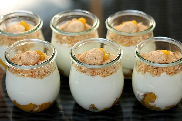 Pfirsich-Amarettinicreme von NicoleBN | Chefkoch