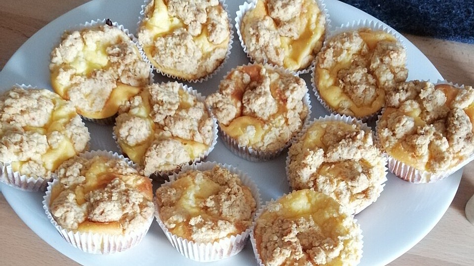 Käsekuchen-Streusel-Muffins von Hexenbackstube