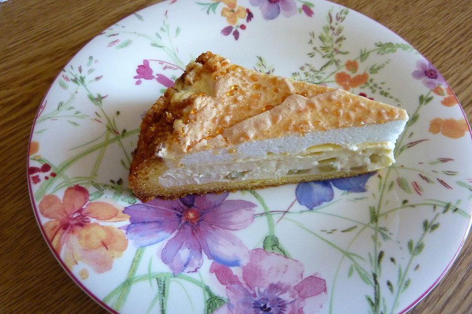 Tränchenkuchen mit Rhabarber