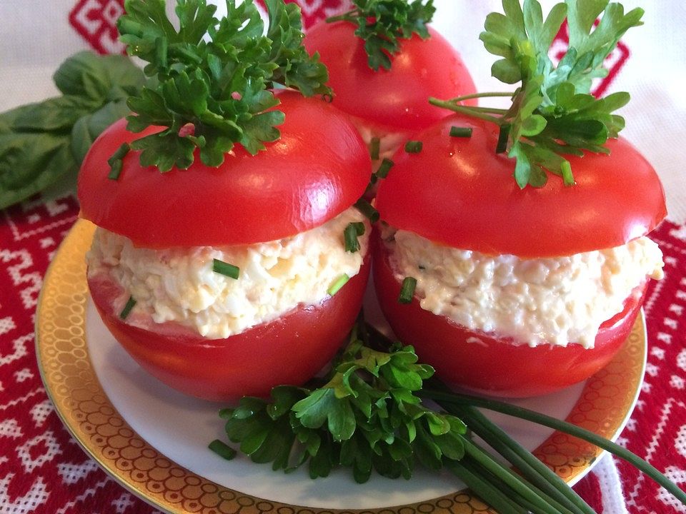 Tomaten gefüllt mit Bilochka von Bentson| Chefkoch