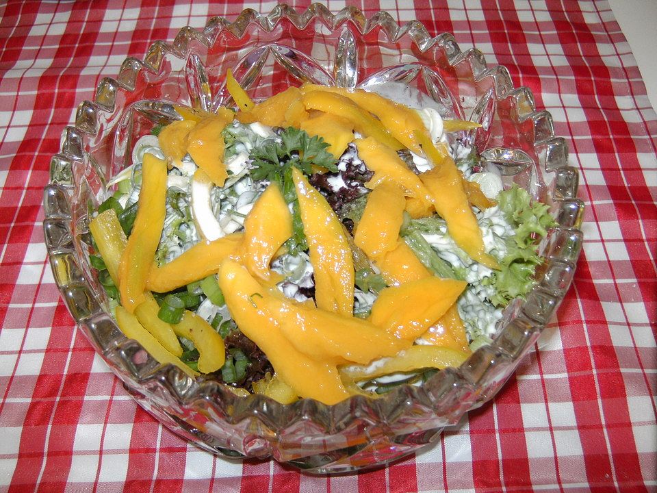 Blattsalat mit Mango von Anaid55 | Chefkoch