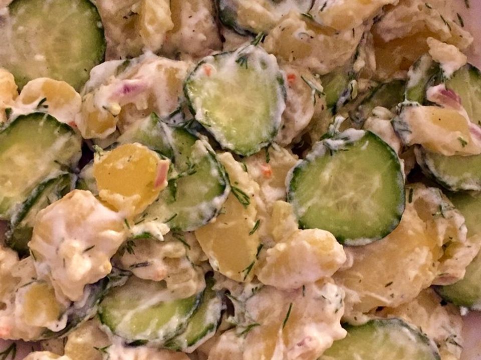 Kartoffel-Gurkensalat mit Quark von VegGirl| Chefkoch
