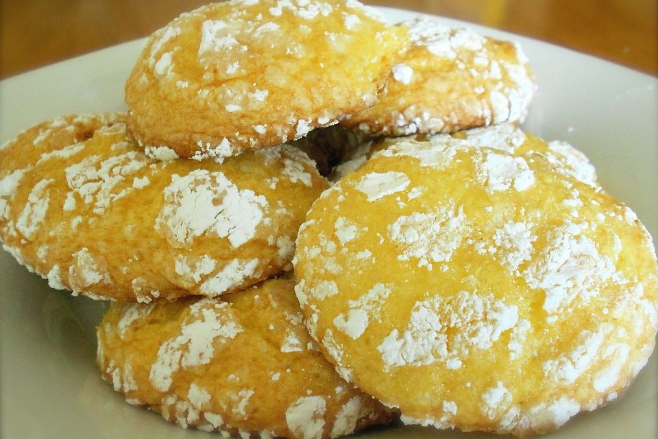 Lemon Crinkle Cookies