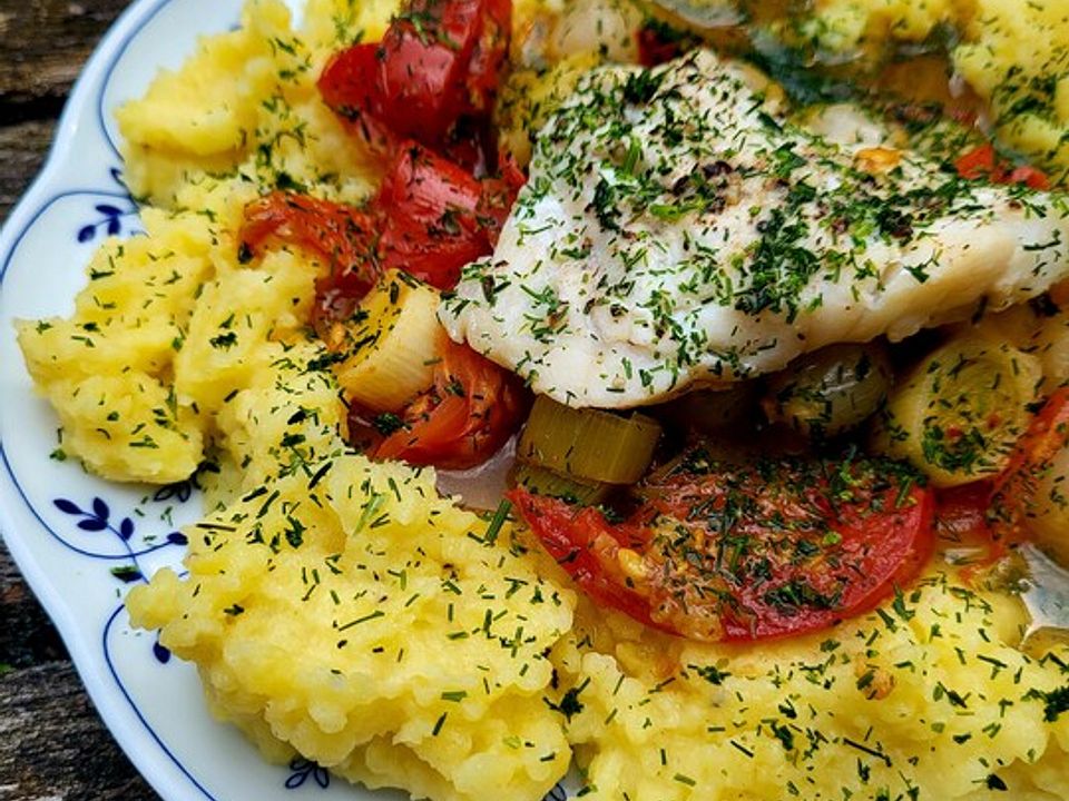 Kabeljau mit Silberzwiebeln von hobbykoechin| Chefkoch
