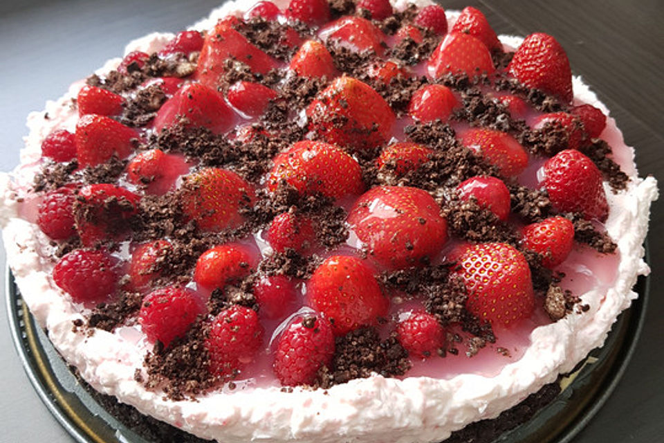 Oreo-Erdbeer-Torte