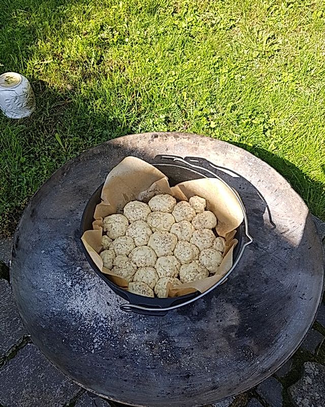 Zupfbrot aus dem  Dutch Oven