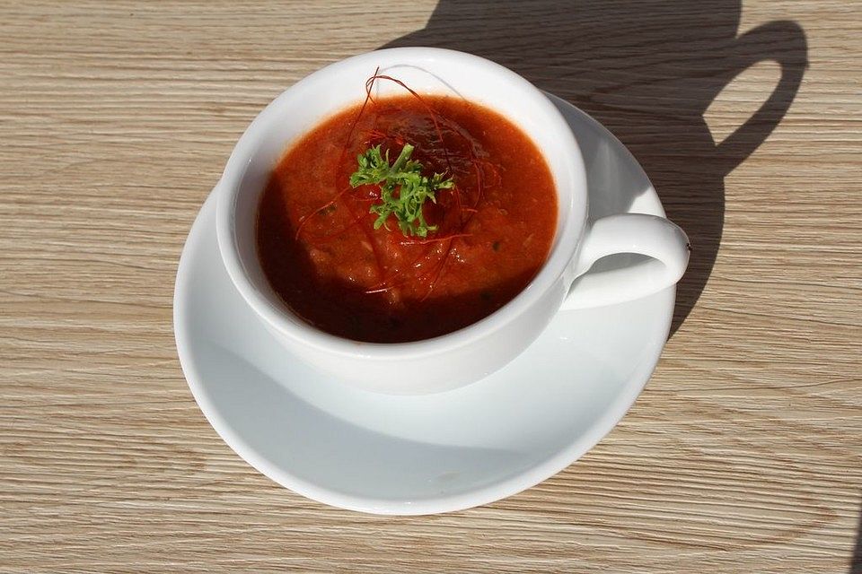 Melonen-Tomaten-Gazpacho