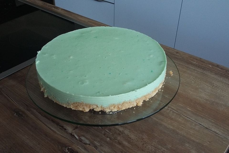 Waldmeister-Philadelphia-Torte